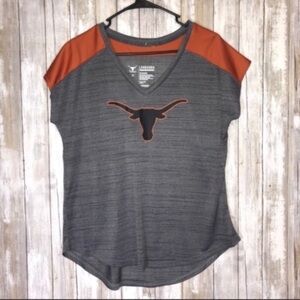 NCAA Gray and Orange Short Sleeve Tee